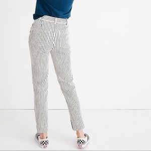 Madewell- Tapered Pants in Stripe